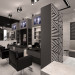 O conceito de barbearia em 3d max vray 3.0 imagem