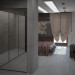 Quarto + sala em 3d max vray imagem