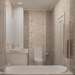 Bathroom visualization in modern style