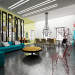 showroom di mobili in 3d max vray immagine