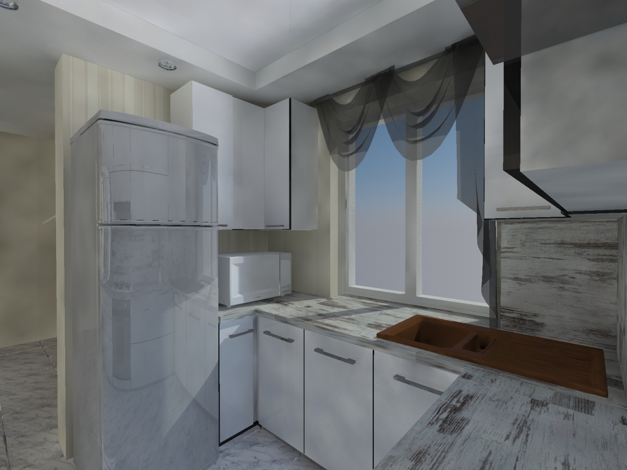 cucina in 3d max vray immagine