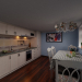 Cucina in Blender cycles render immagine