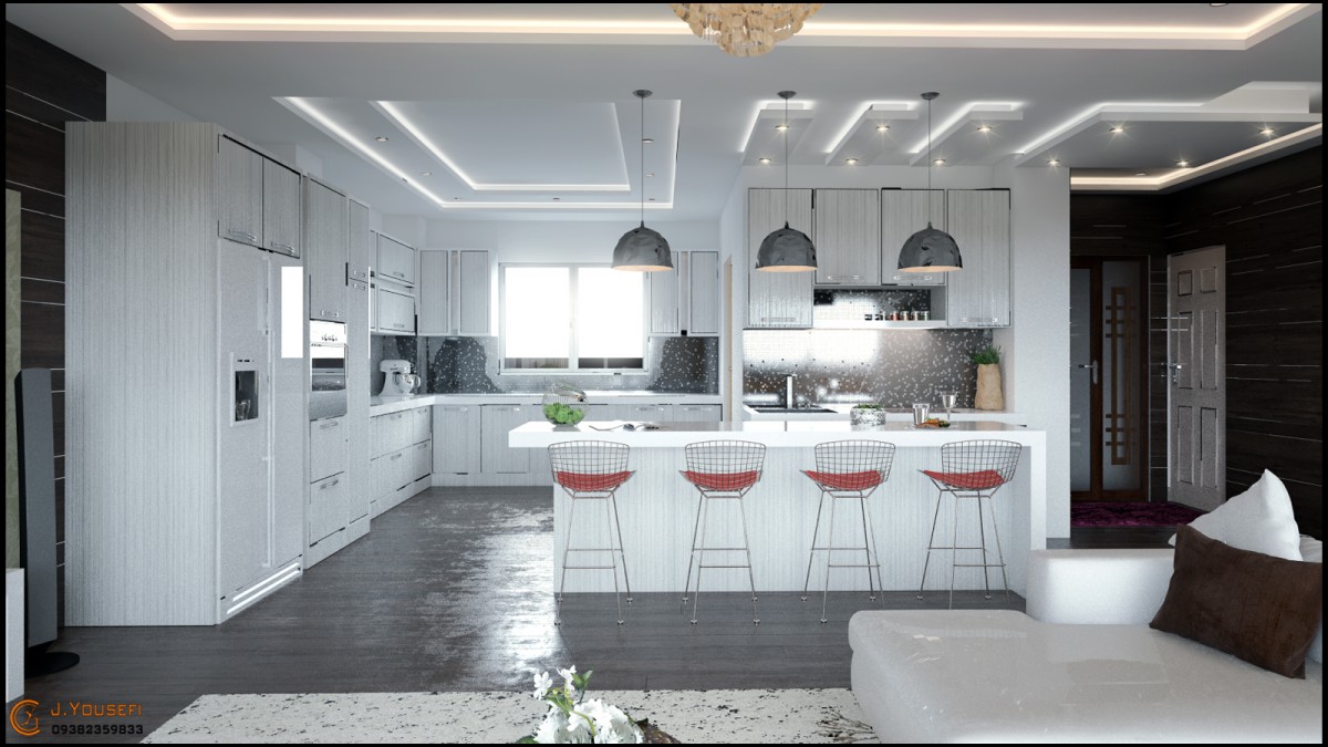 imagen de Diseño de interiores Mr.Hamedi en 3d max vray