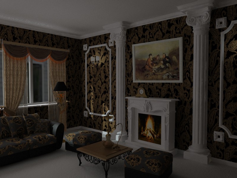 premier projet dans 3d max vray image