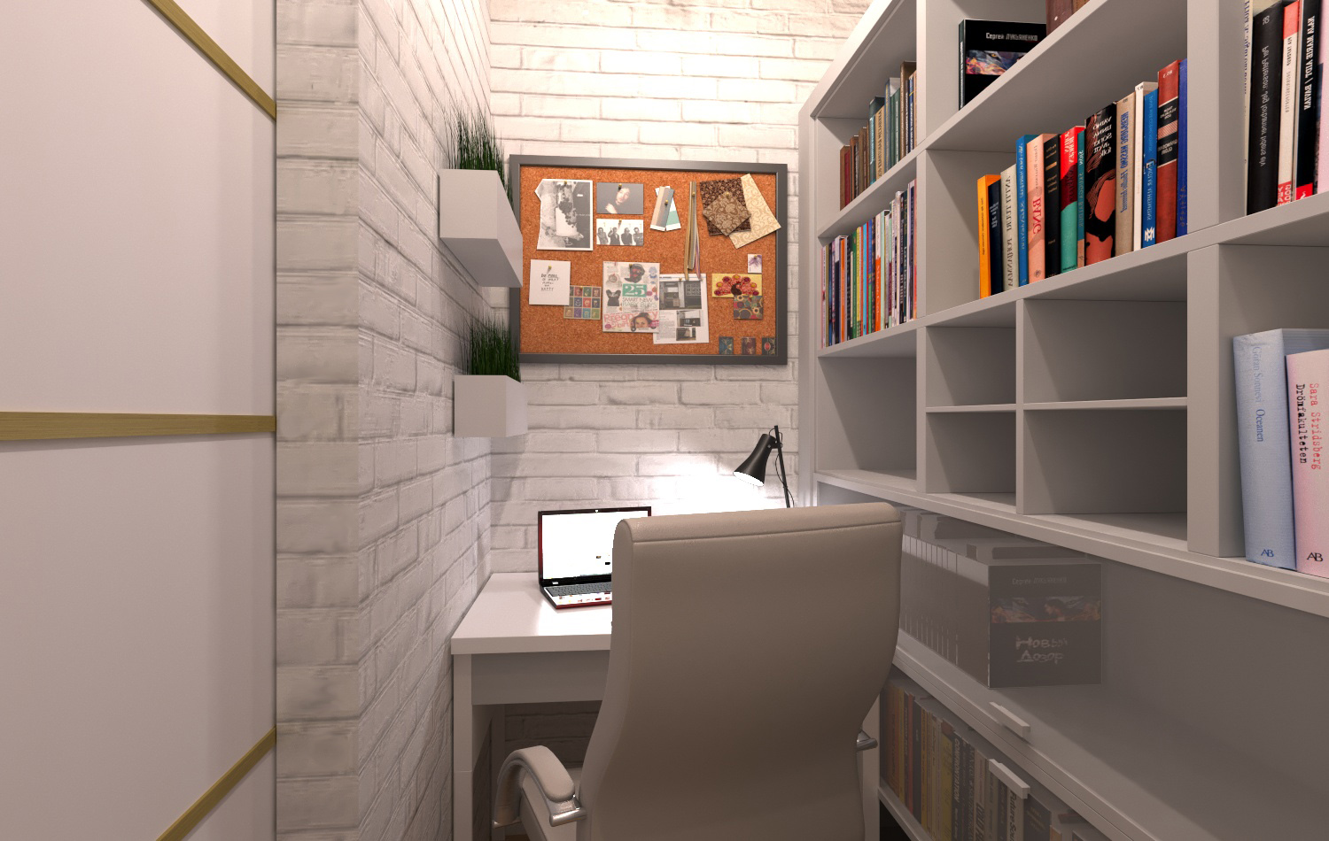 imagen de Magreen Cafe en 3d max corona render