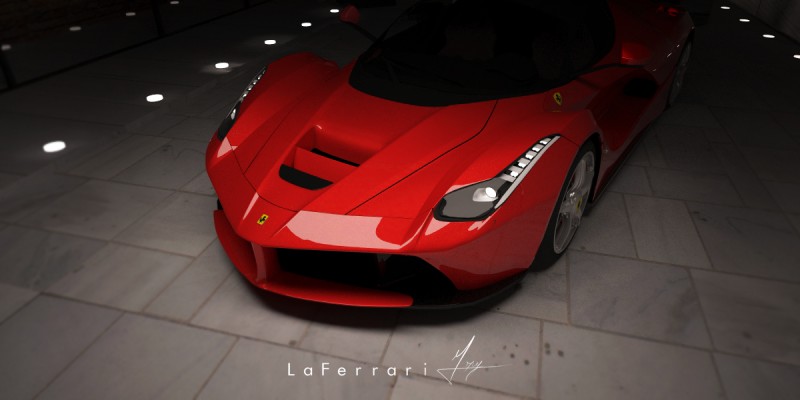 LaFerrari в 3d max vray зображення