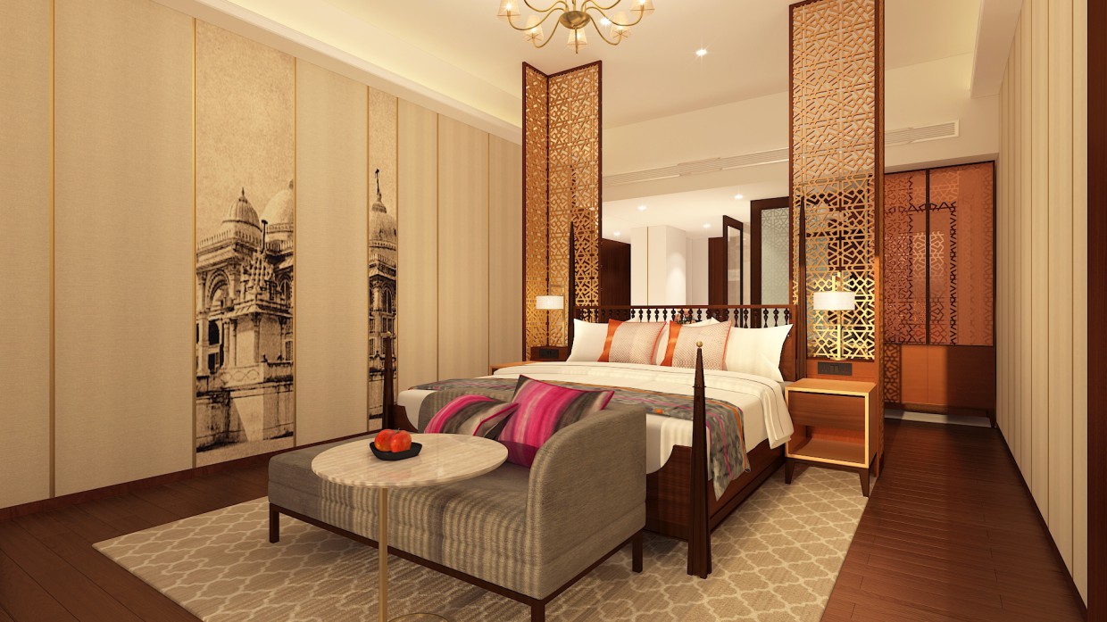 King Room - Neo Classical Hotel & Hospitality in 3d max vray 3.0 image