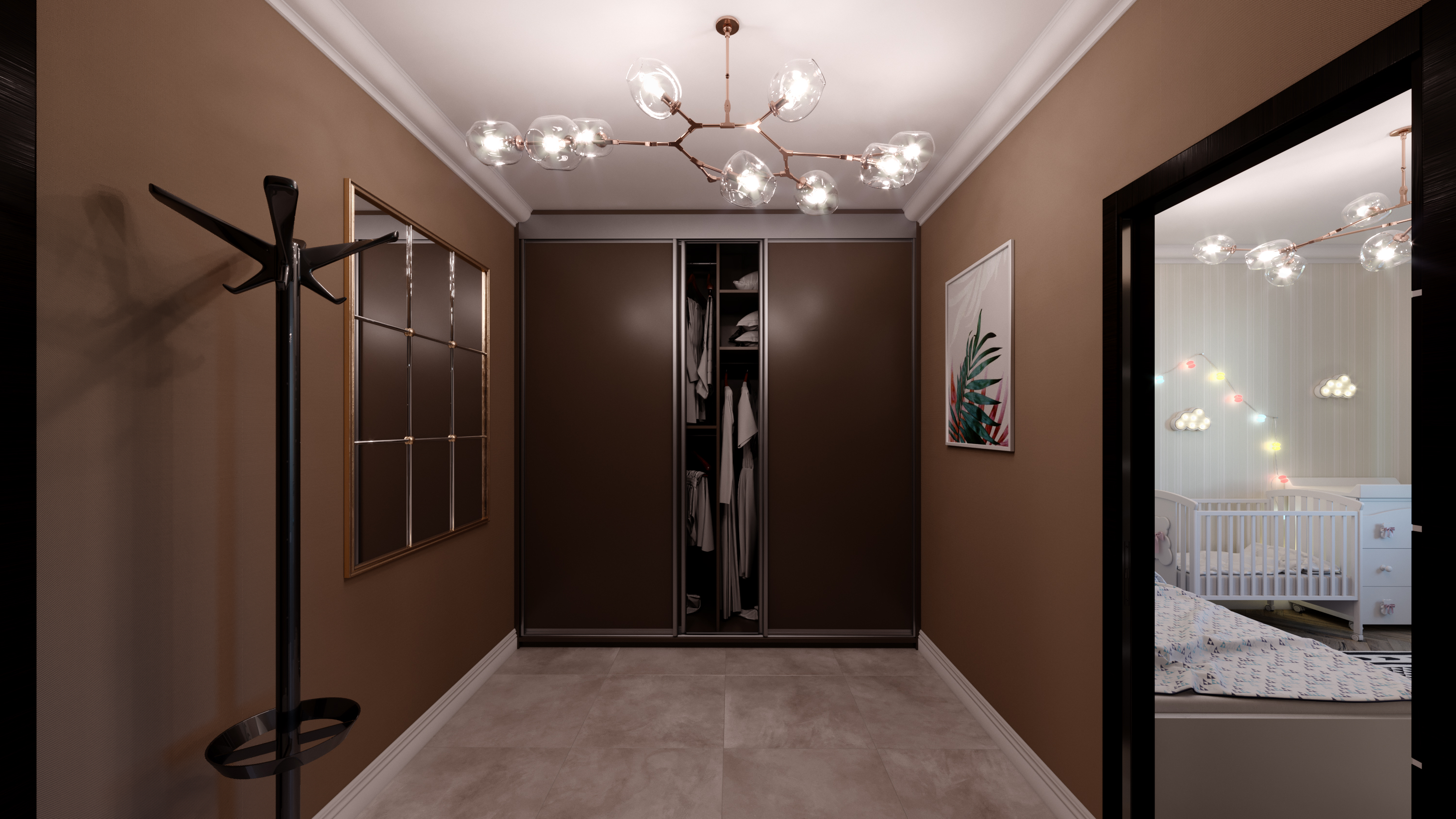 Centro di crisi in 3d max corona render immagine