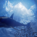 requin dans Blender cycles render image