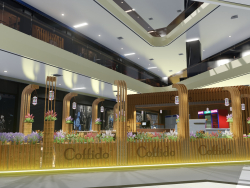 Presentación de Video 3D de la cafetería Coffido en el próximo centro comercial y de entretenimiento. (Video adjunto)