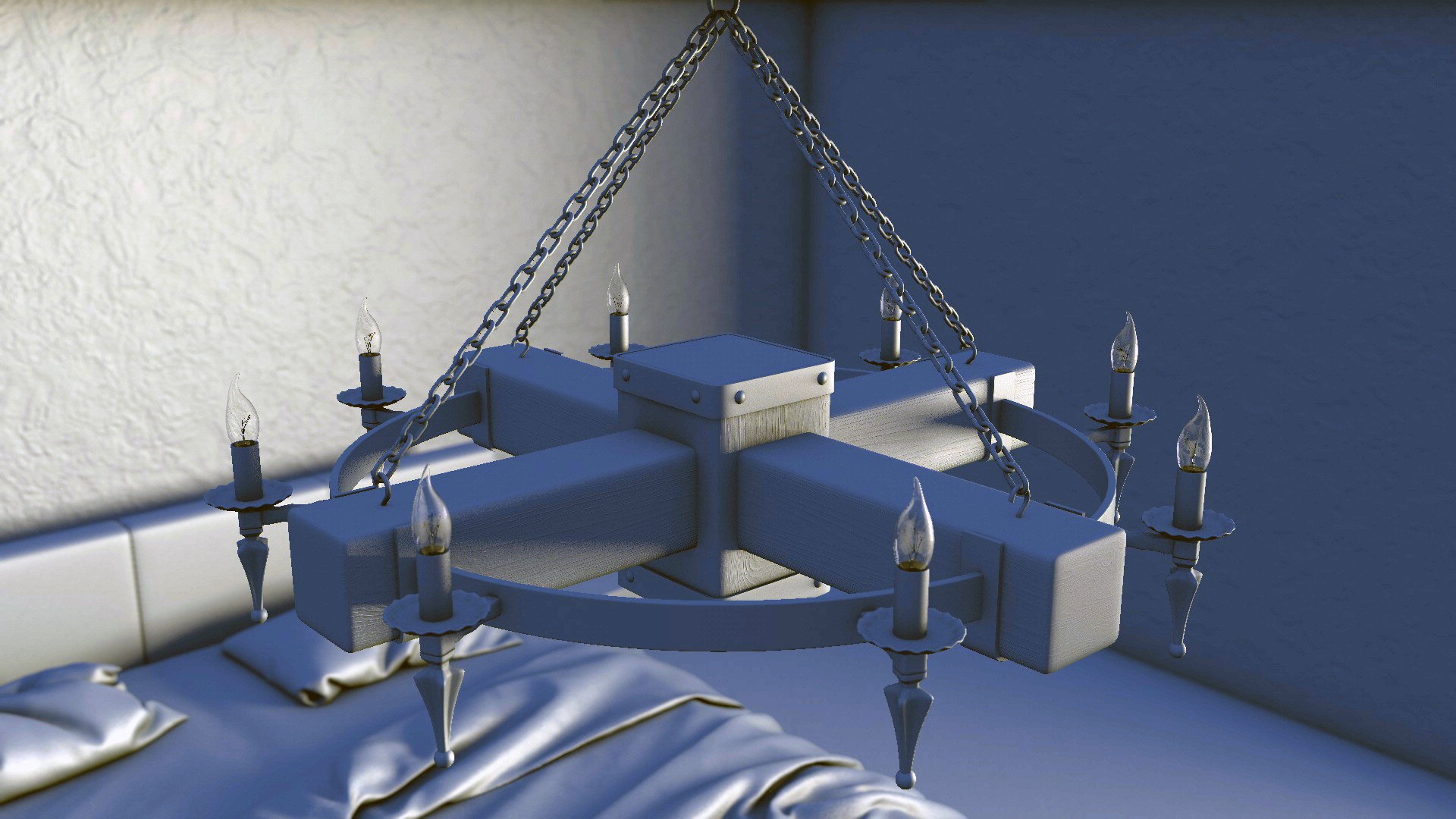 imagen de de trabajo en Cinema 4d vray 1.5