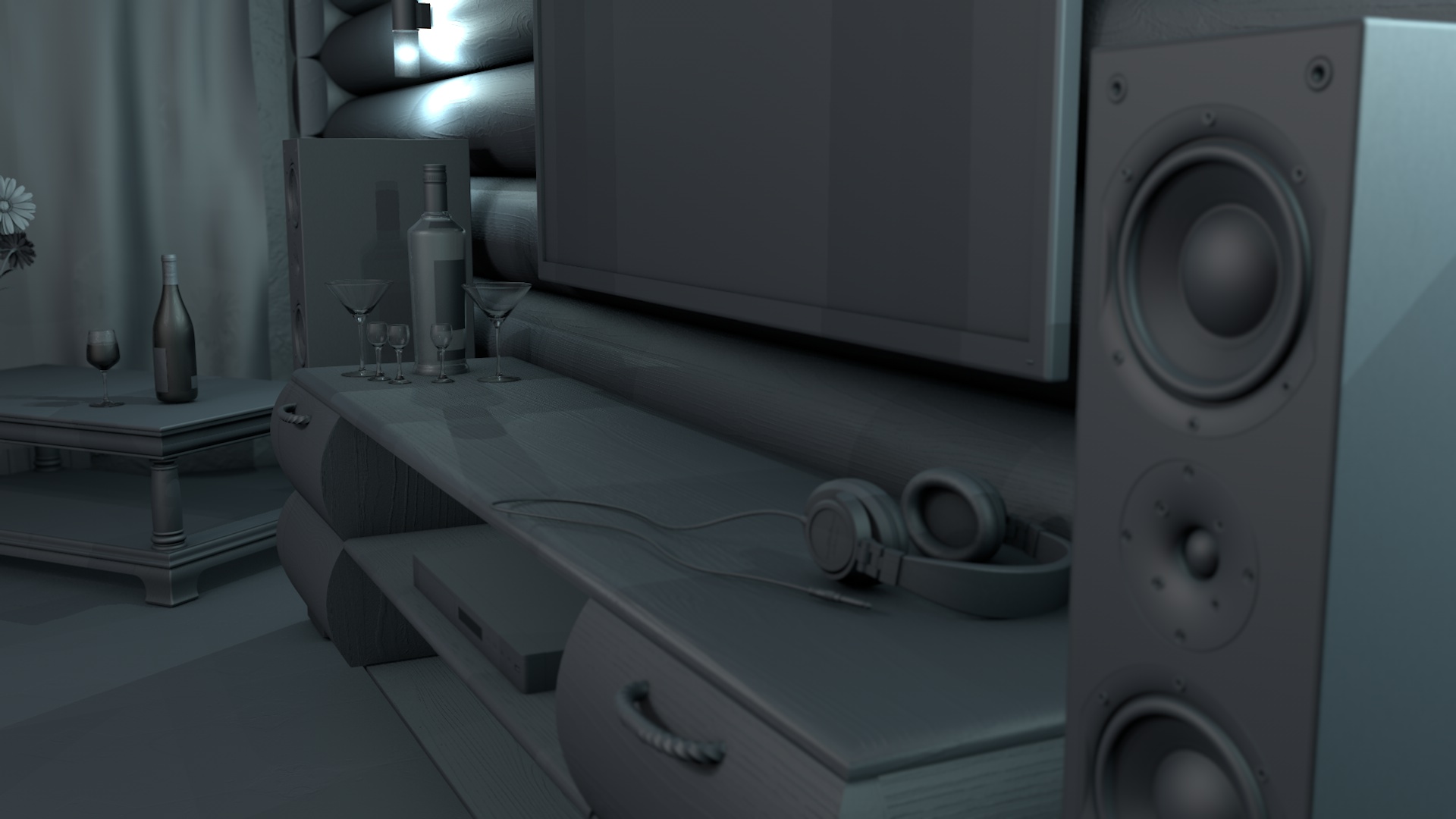 imagen de de trabajo en Cinema 4d vray 1.5