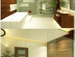 Salle de bain tropical