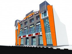 Centre commercial 3d