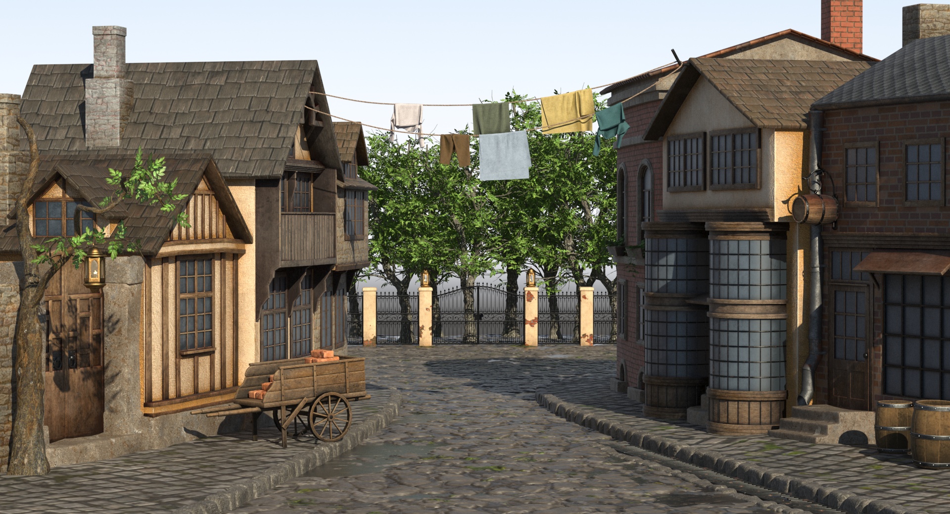 Cartoon Street in 3d max vray 3.0 immagine