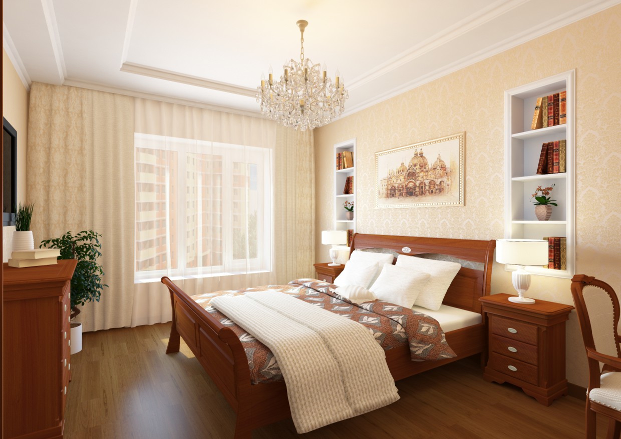 Quarto em 3d max vray imagem