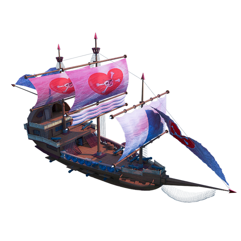 Valentine's ship in 3d max vray 3.0 image