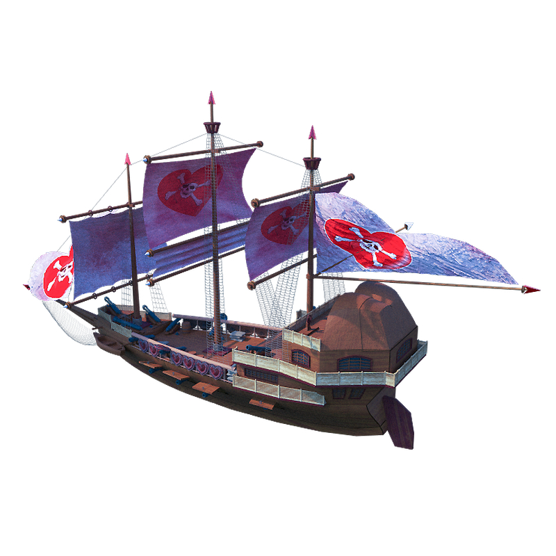 Valentine's ship in 3d max vray 3.0 image