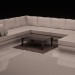 Sofa in 3d max vray Bild