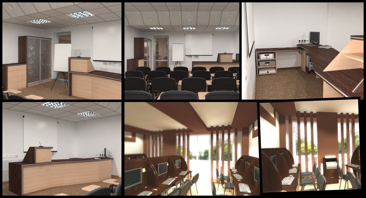 imagen de Sala de conferencias del hotel en 3d max vray