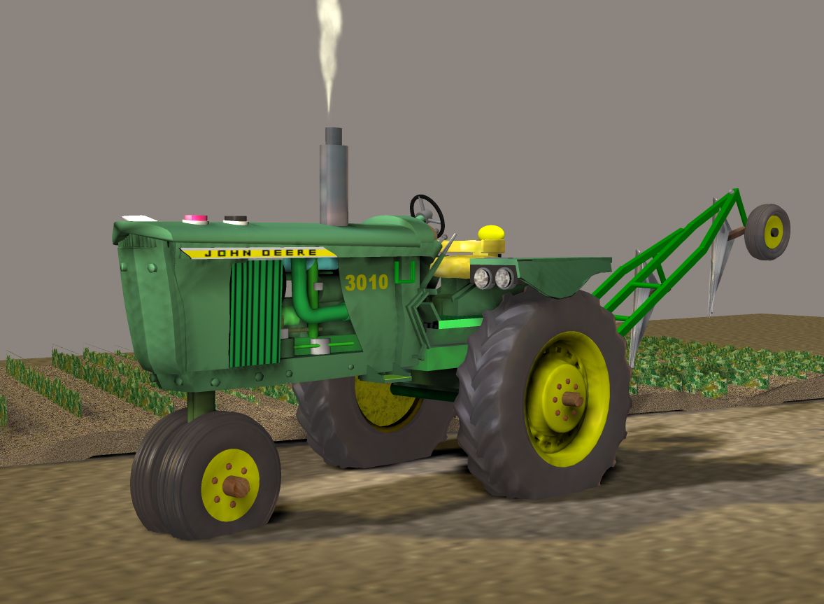 Мой трактор John Deere 3010 в Daz3d Other изображение