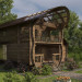 Lauf Haus in 3d max corona render Bild