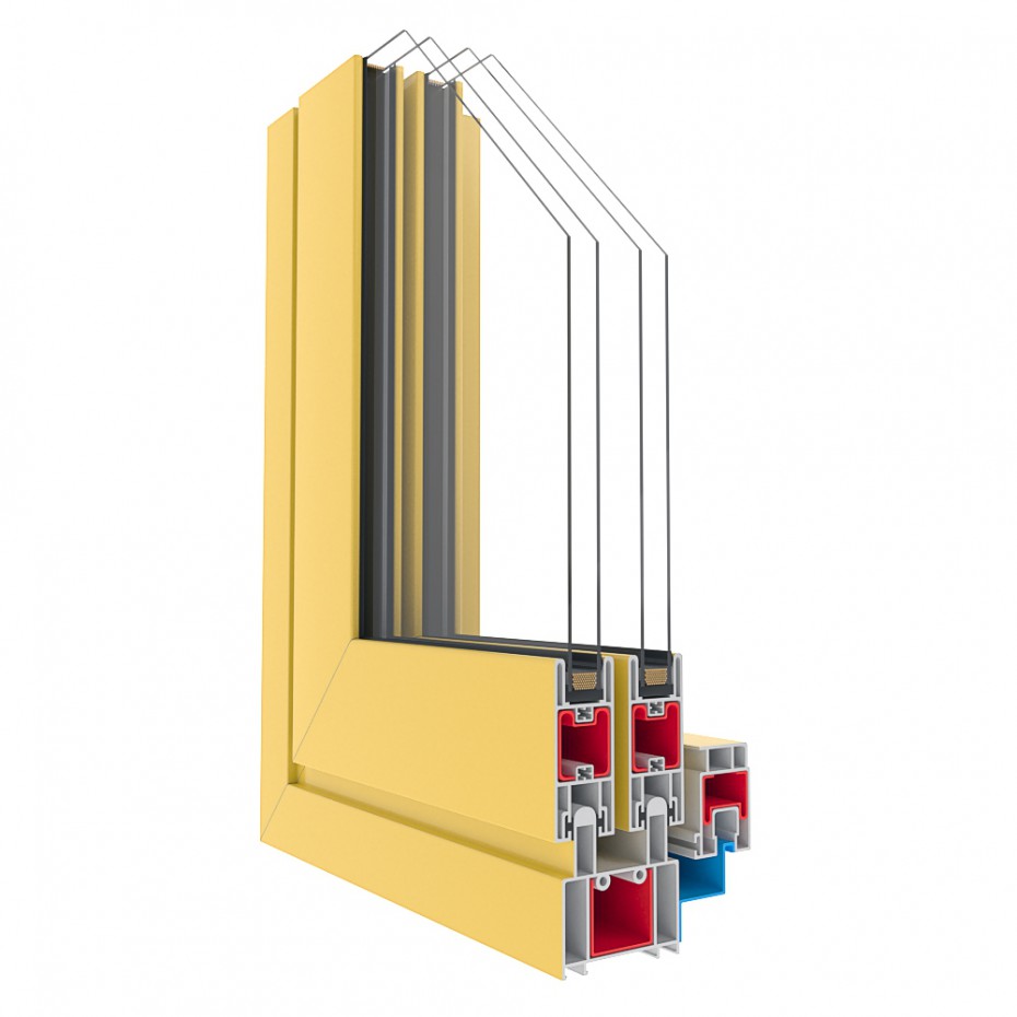 Fensterprofile in 3d max corona render Bild