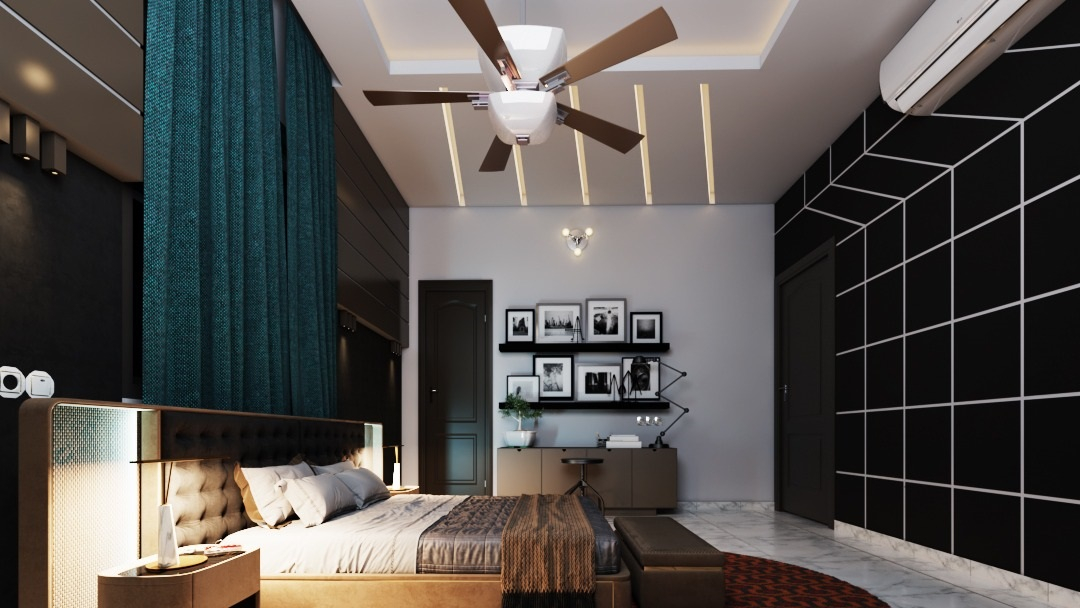 Master Bedroom in 3d max vray 3.0 resim