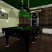 SALLE DE BILLARD dans 3d max mental ray image