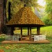 Gazebo by an oak