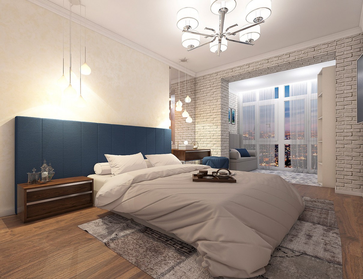 Chambre à coucher dans 3d max vray 3.0 image