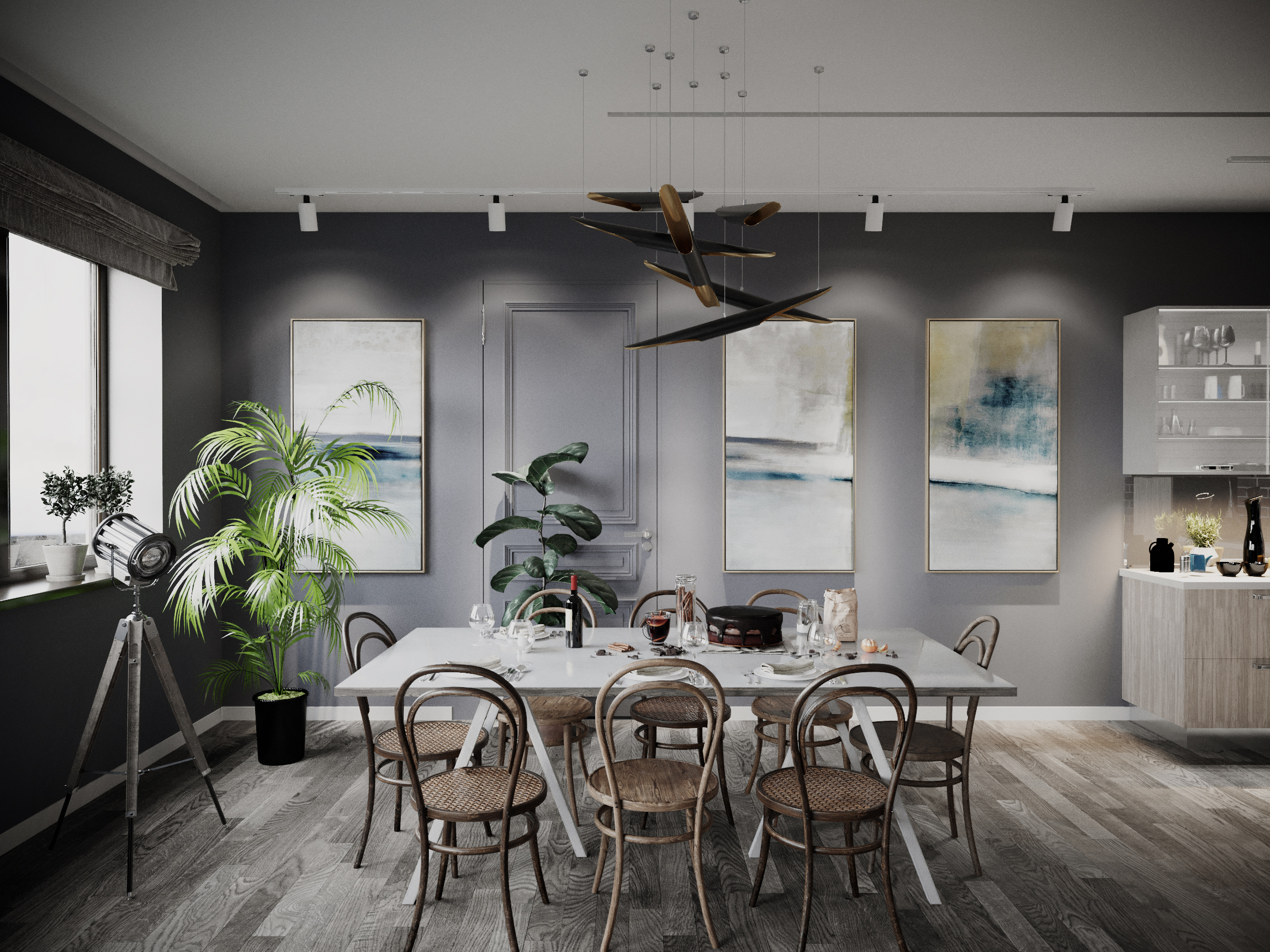 3D Vis of interior в 3d max corona render зображення