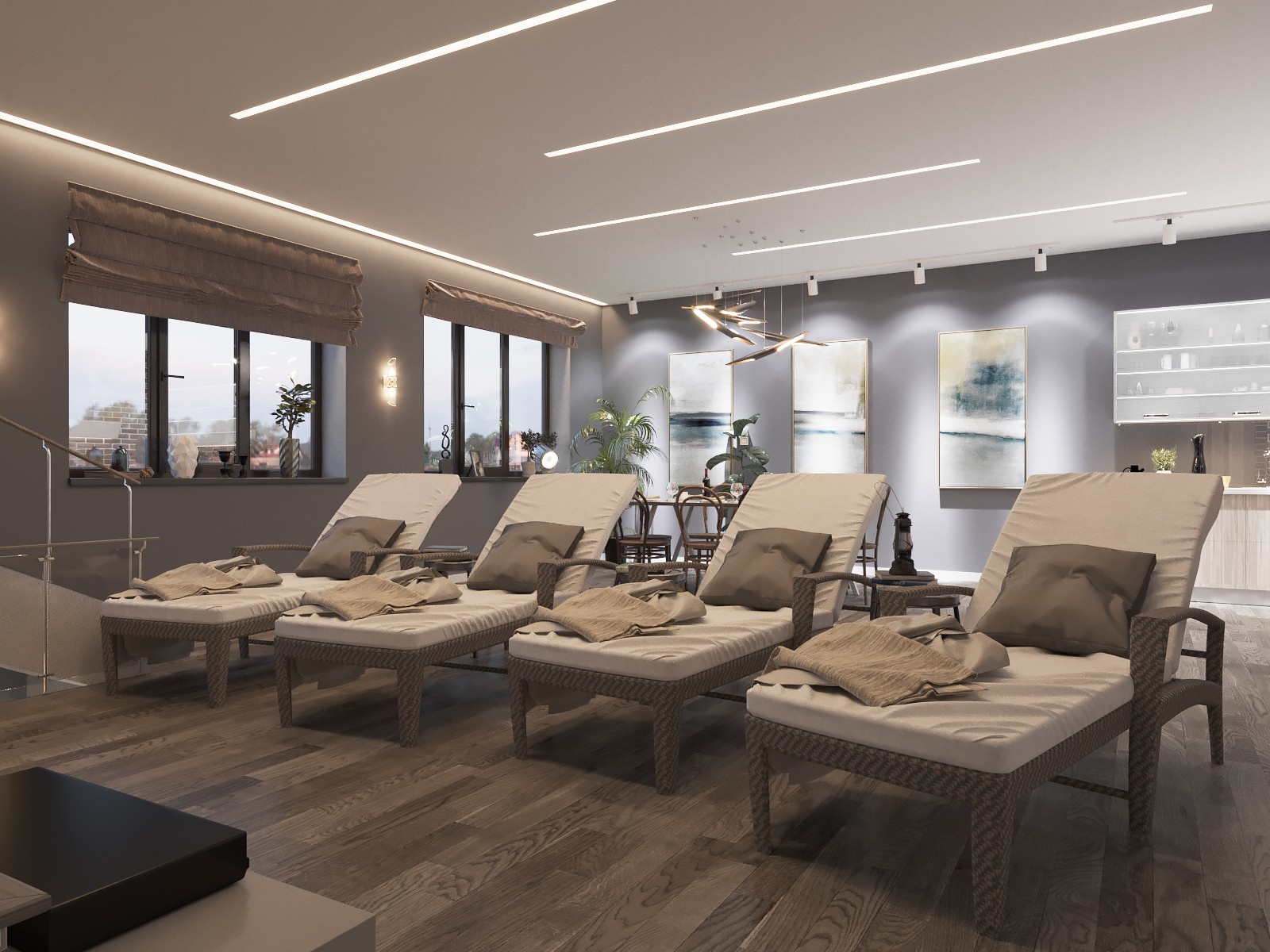 3D Vis of interior в 3d max corona render зображення