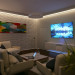 Sala de estar em 3d max corona render imagem