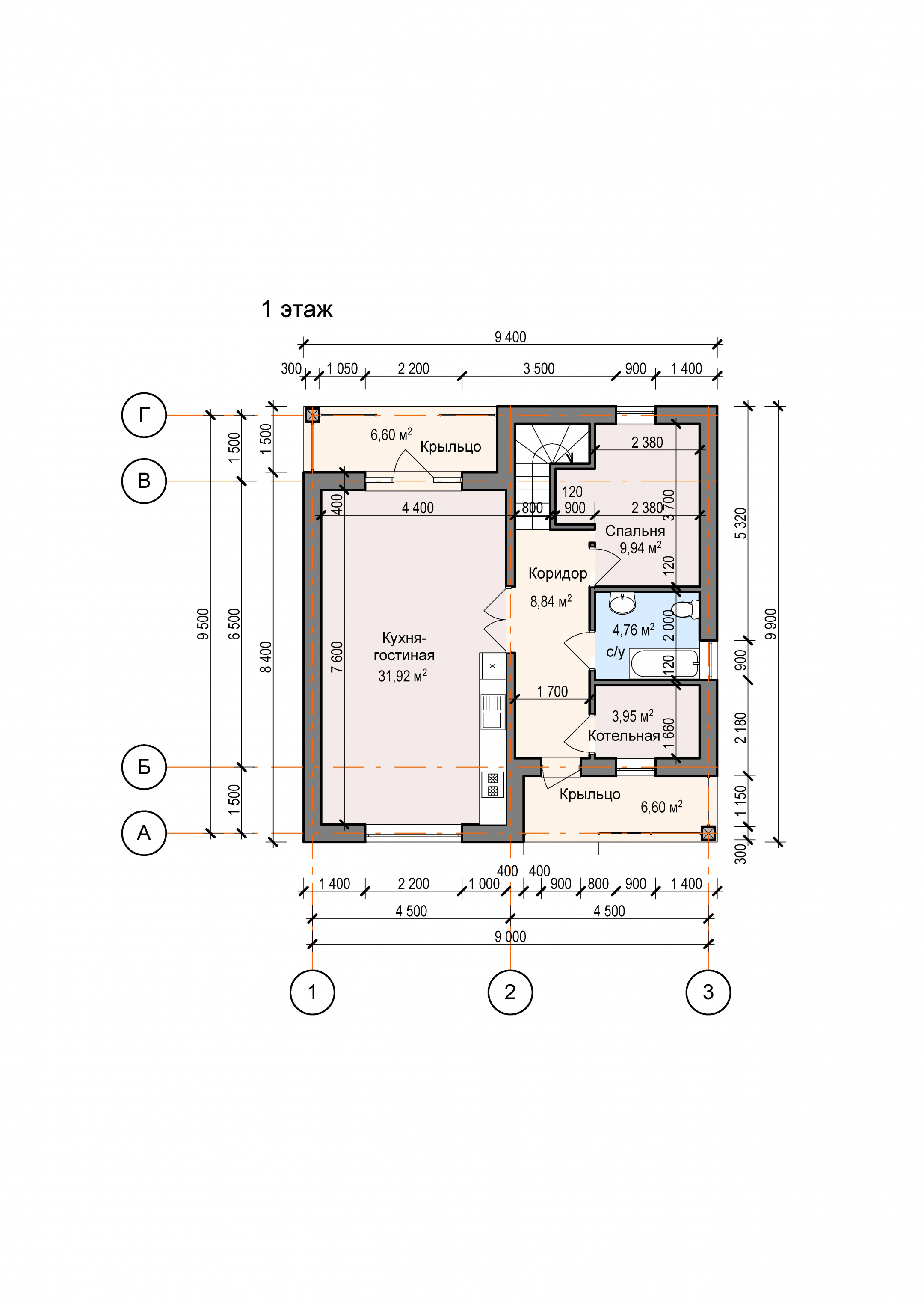 İki katlı özel ev in ArchiCAD Other resim