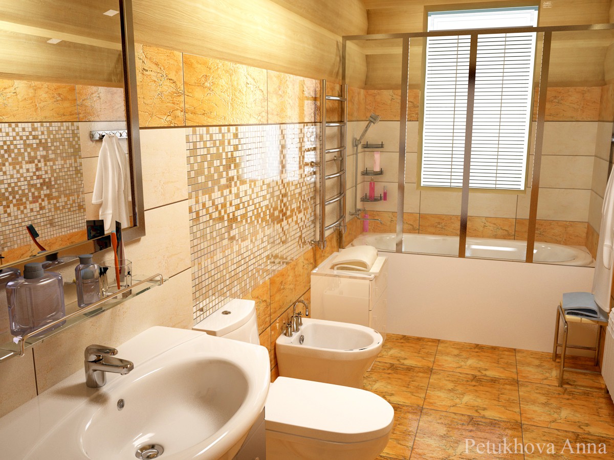 WC em 3d max vray imagem