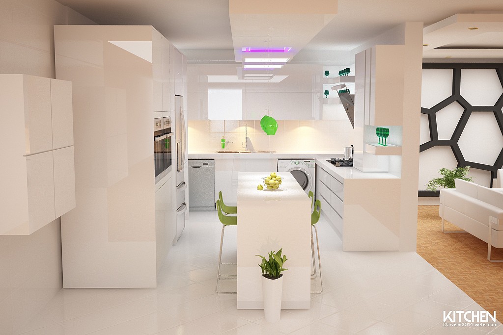 imagen de Cocina en 3d max vray