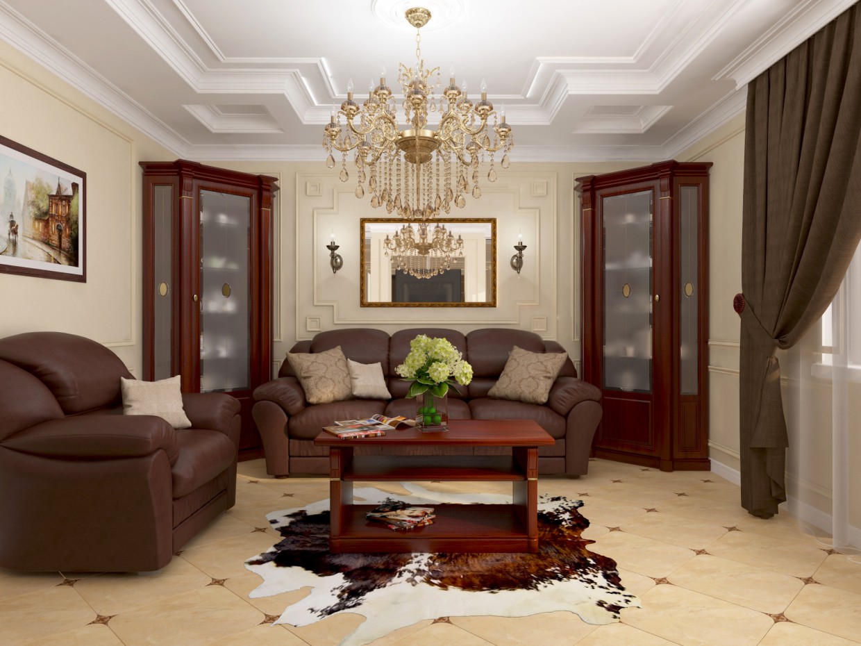 Wohnzimmer in 3d max vray 2.5 Bild