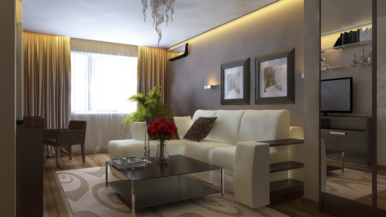 Interior em 3d max vray imagem