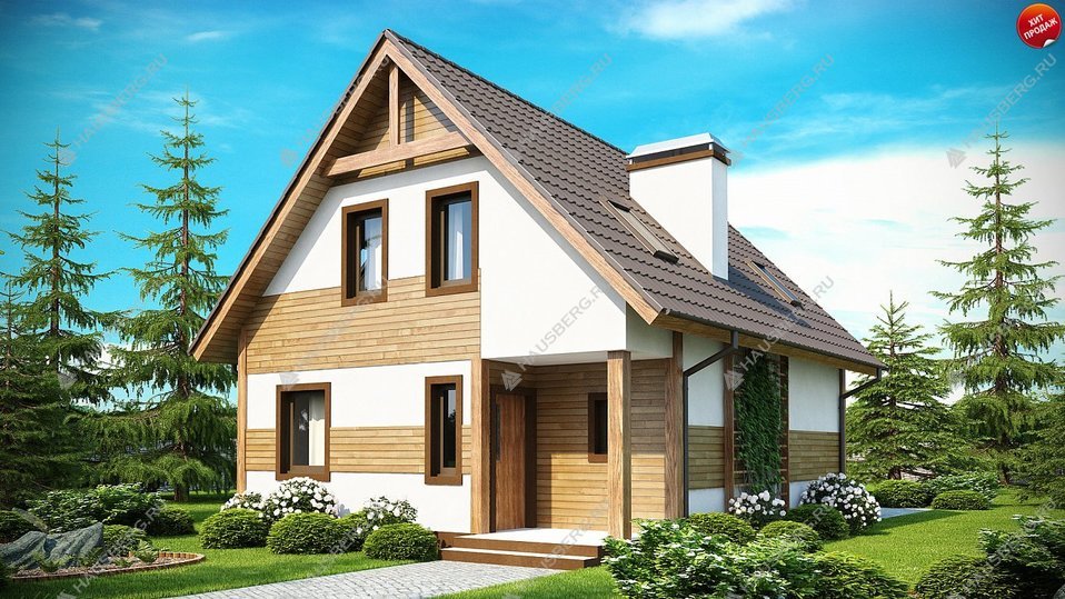 Visualisation du chalet par référence dans 3d max corona render image