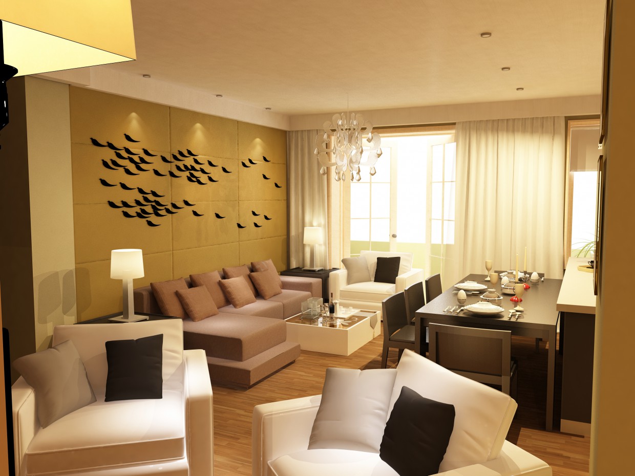 imagen de Interior en 3d max vray