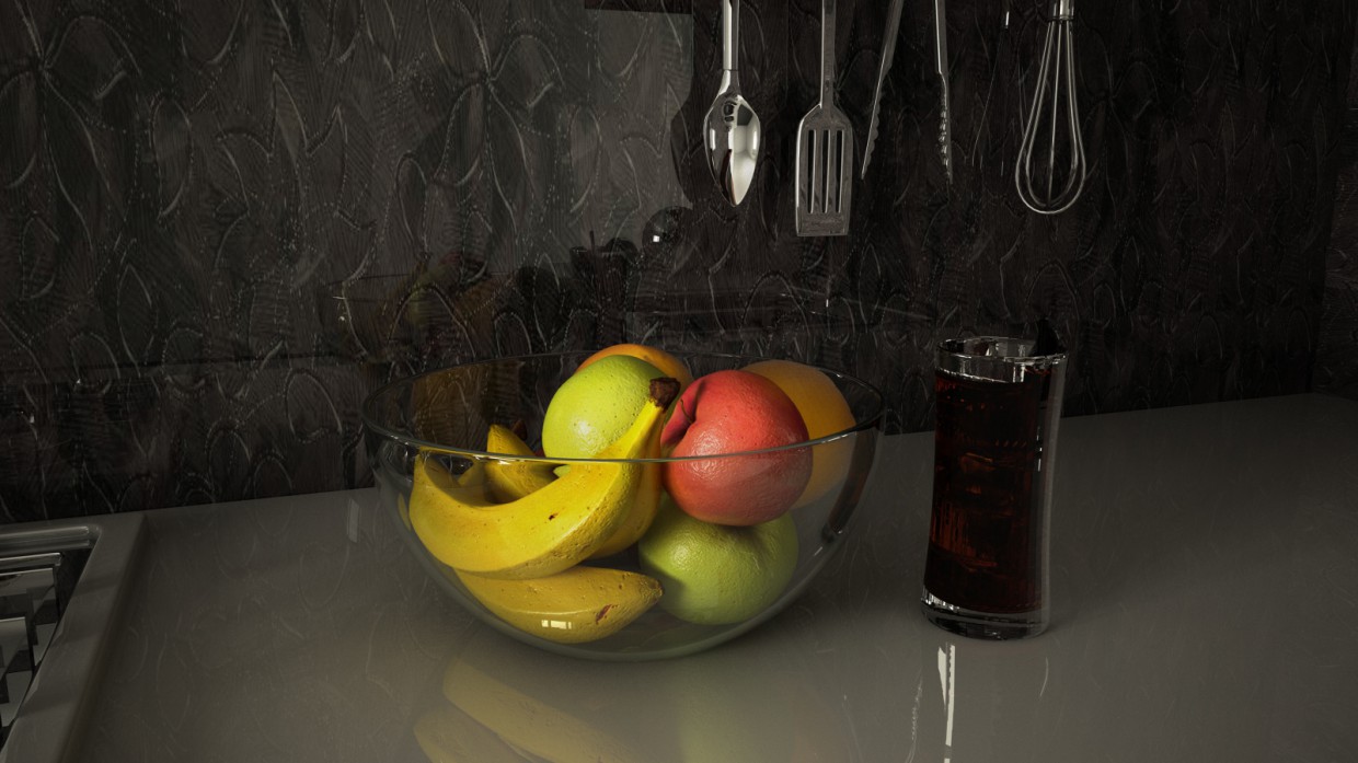 Frutta cucina Il in in Cinema 4d vray 3.0 immagine