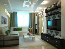 Ukraynalı ruhu ile oturma odası