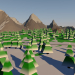 Low Poly - Floresta de Neve