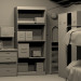 Chambre dans le bunker dans 3d max vray 3.0 image