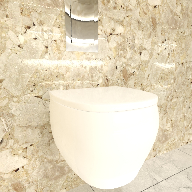 Piece of bathroom in 3d max mental ray image