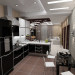 Corredor de cozinha em 3d max vray imagem