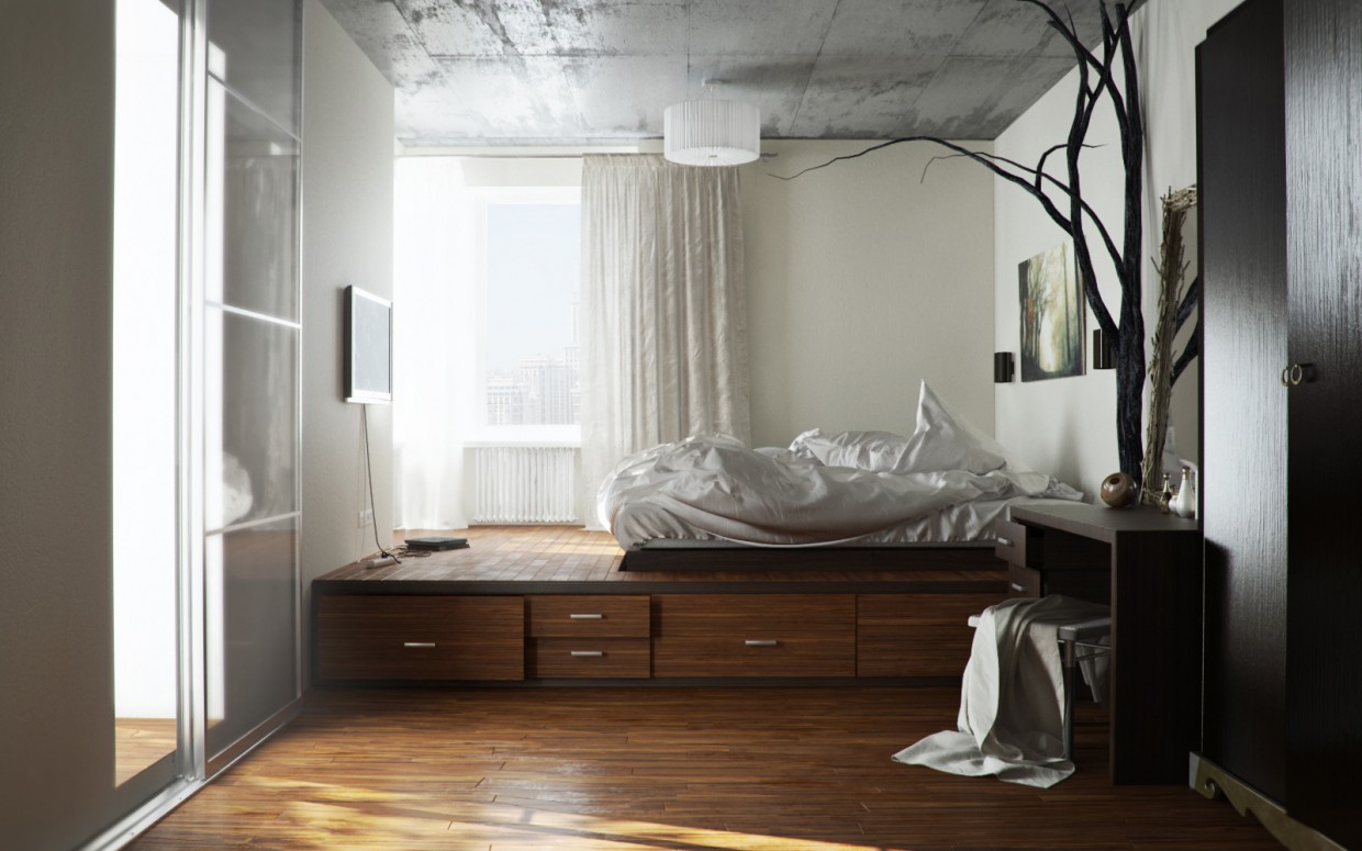 Interior de eco em 3d max vray imagem