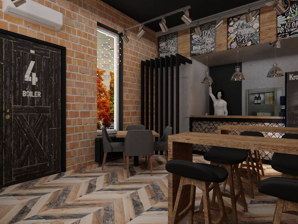 bar loft in 3d max vray 2.0 immagine