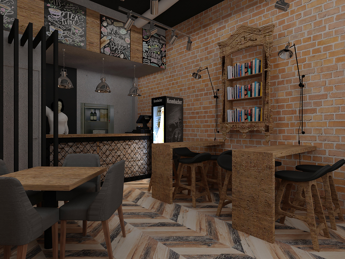 bar loft in 3d max vray 2.0 immagine